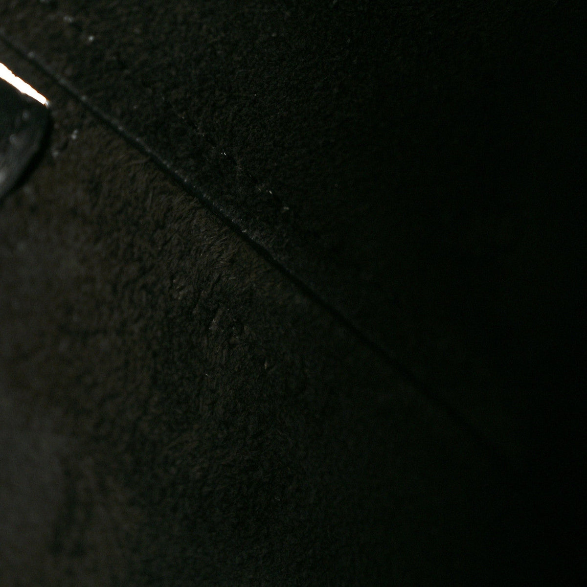 Nano Calfskin Belt Bag - Black