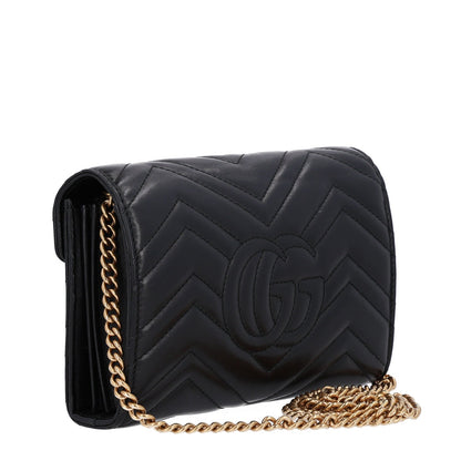 Calfskin Wallet Bag - Black