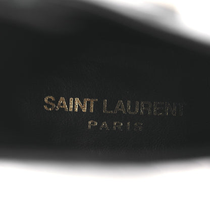Saint Laurent Leather Women's Jane 90 Zip Booties 42 Black