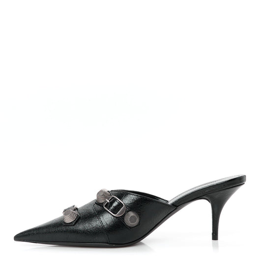 Agneau Arena Cagole 70Mm Mules Black