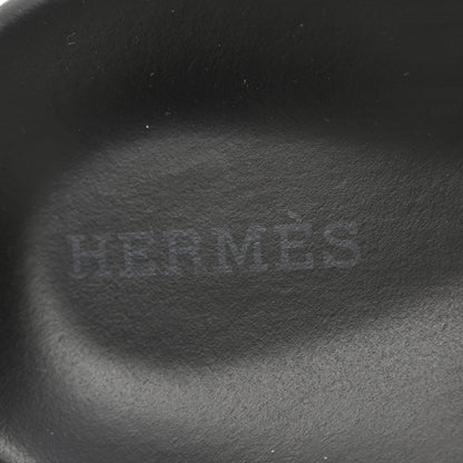 Hermes Calfskin Women's Chypre Sandals 39 Black
