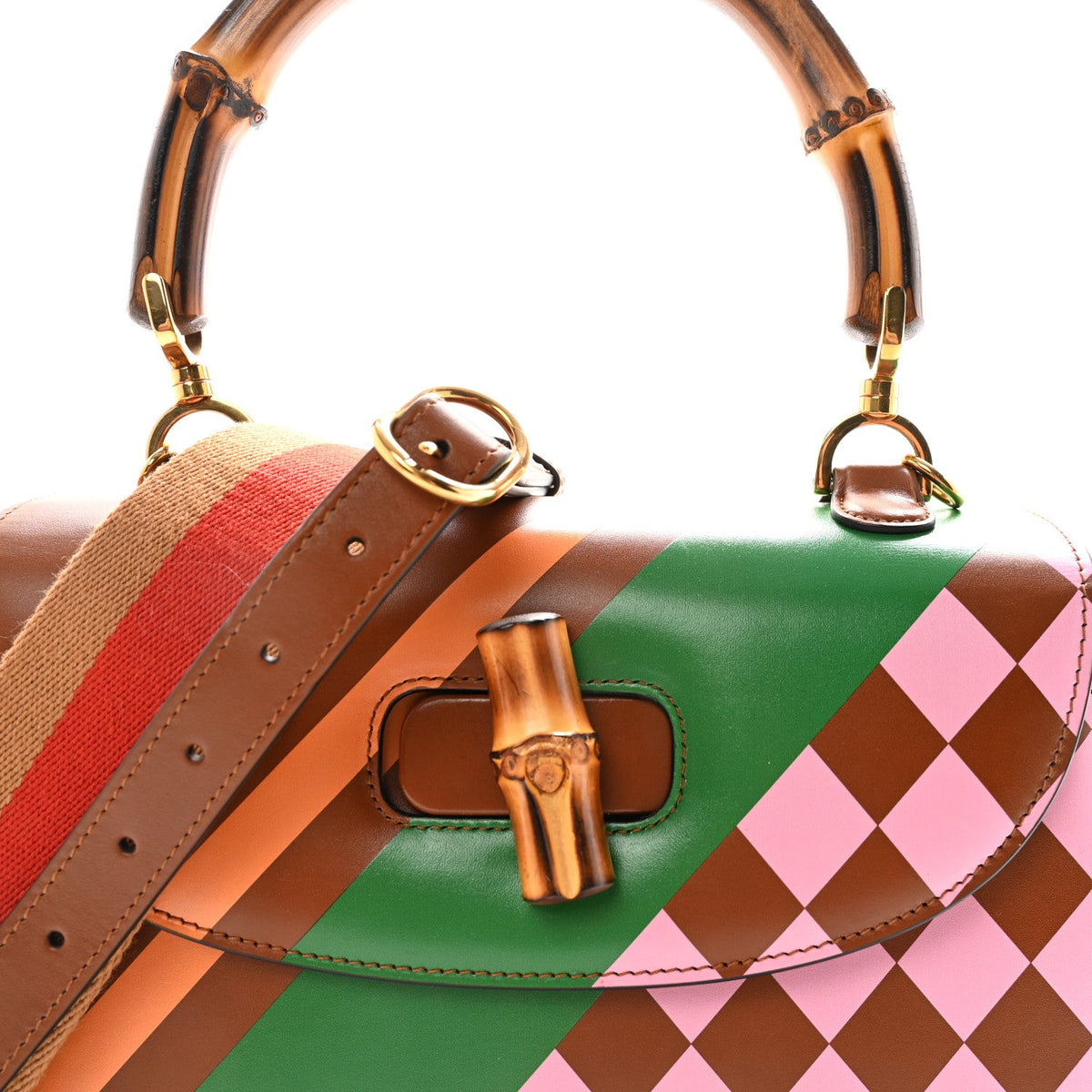 Medium Calfskin Handbag - Brown