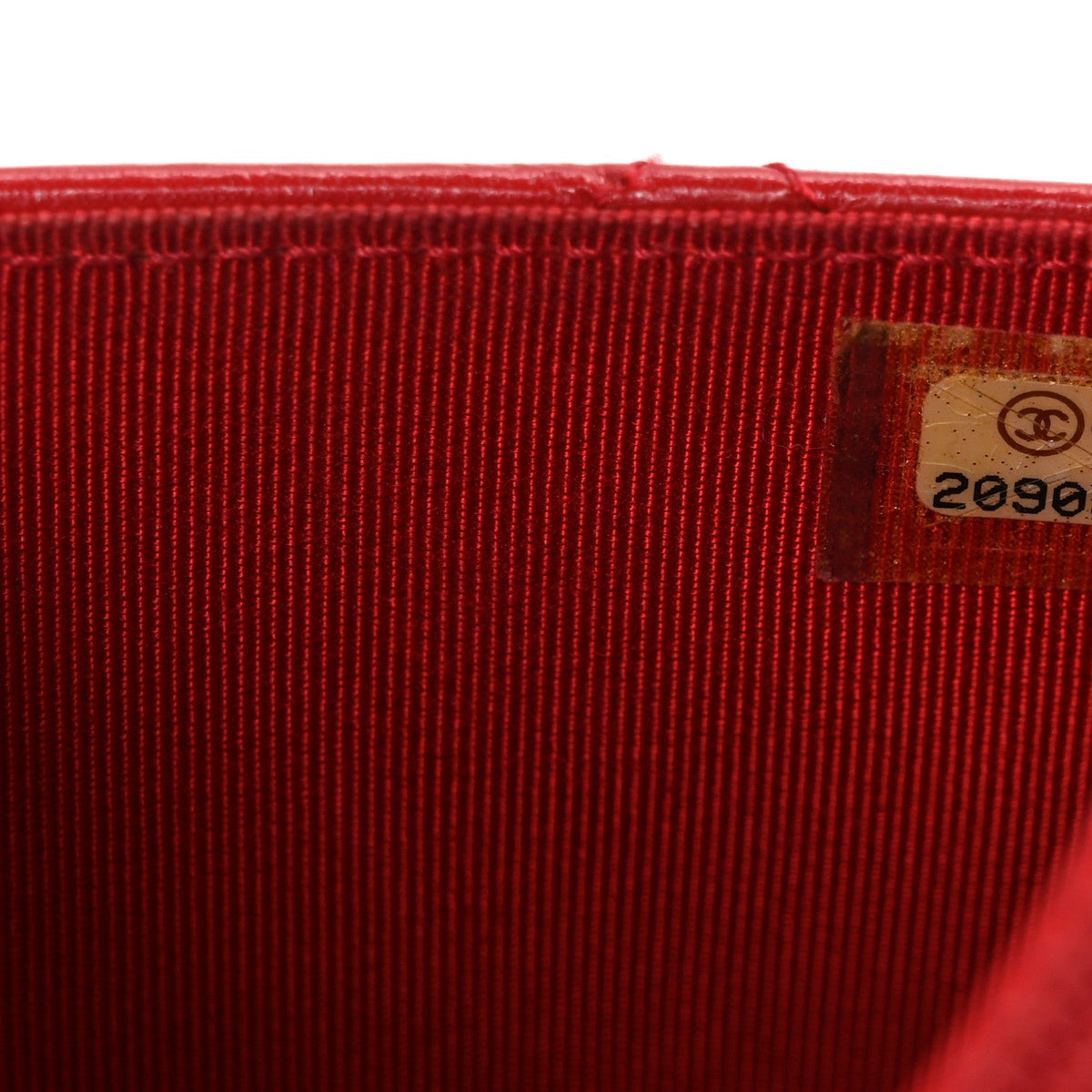 Quilted Calfskin Wallet Bag - Red