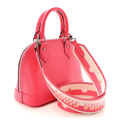 Epi Jacquard Alma Bb Dragon Fruit Handbag