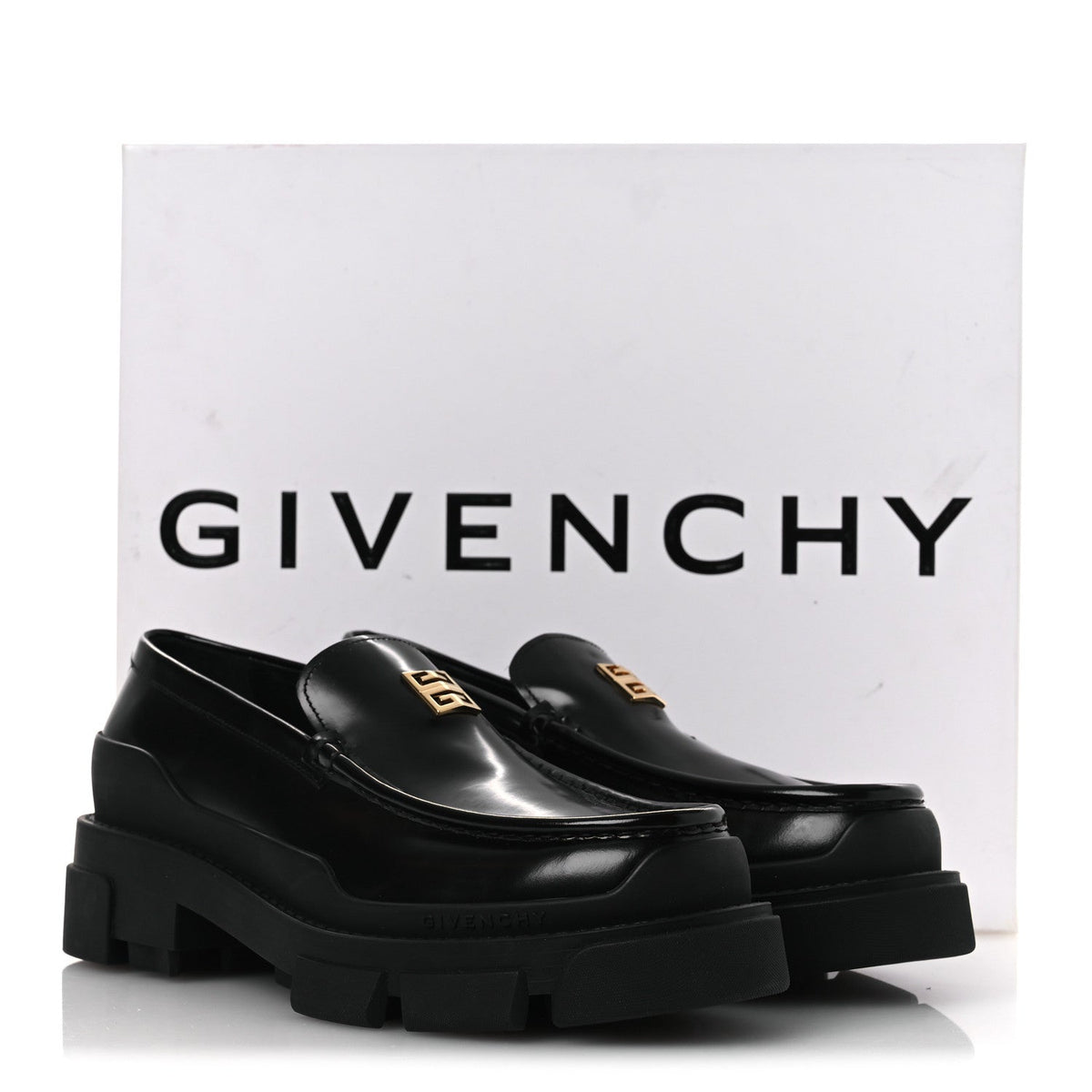 Givenchy Calfskin Women's Terra Moccasins 40 Black