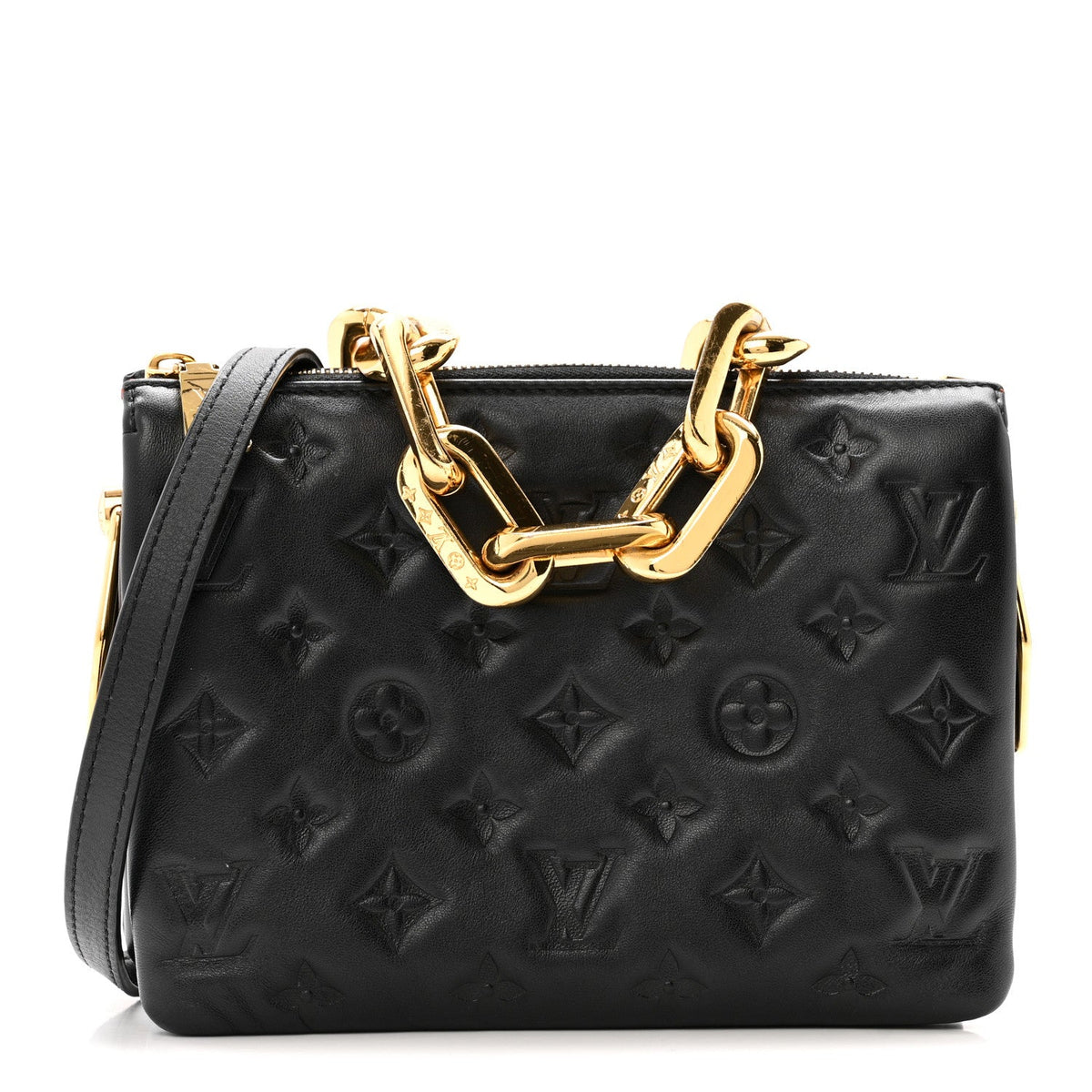 Lambskin Handbag - Black
