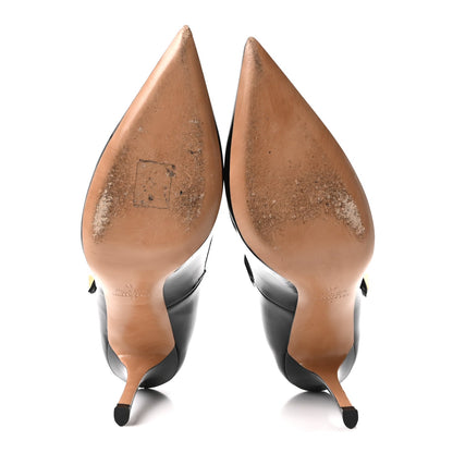 Valentino Garavani Patent Calfskin Tiptoe Women's Pumps Black