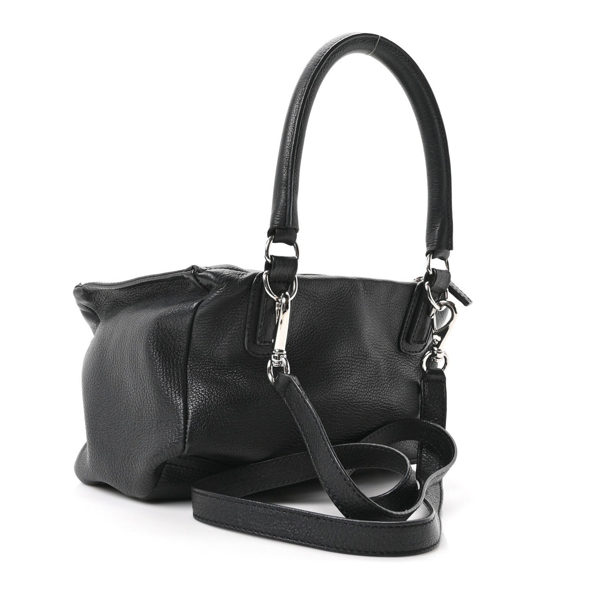 Small Goatskin Handbag - Black