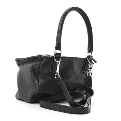 Small Goatskin Handbag - Black