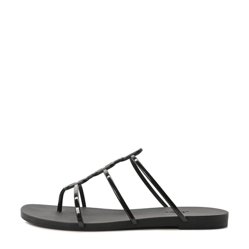 Rubber Mykonos Sandals Black