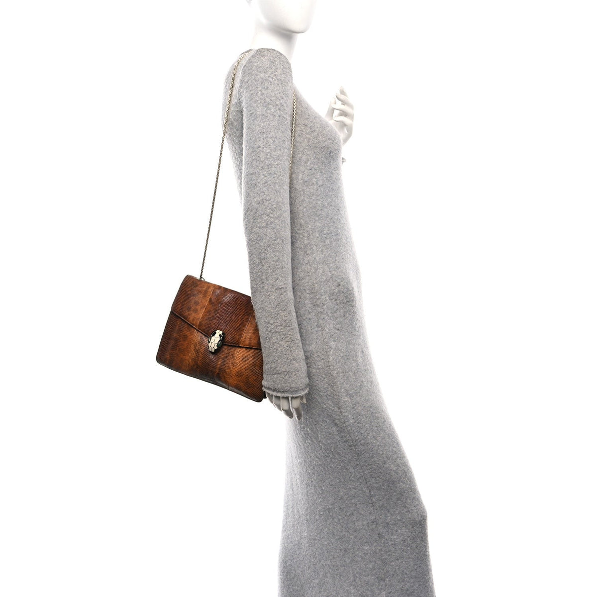 Medium Shoulder Bag - Brown
