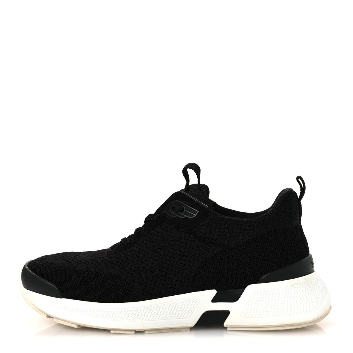 Technical Knit Suede Heros Sneakers Black