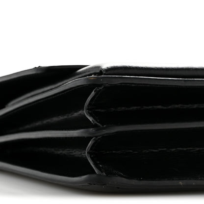 Medium Calfskin Satchel Bag - Black