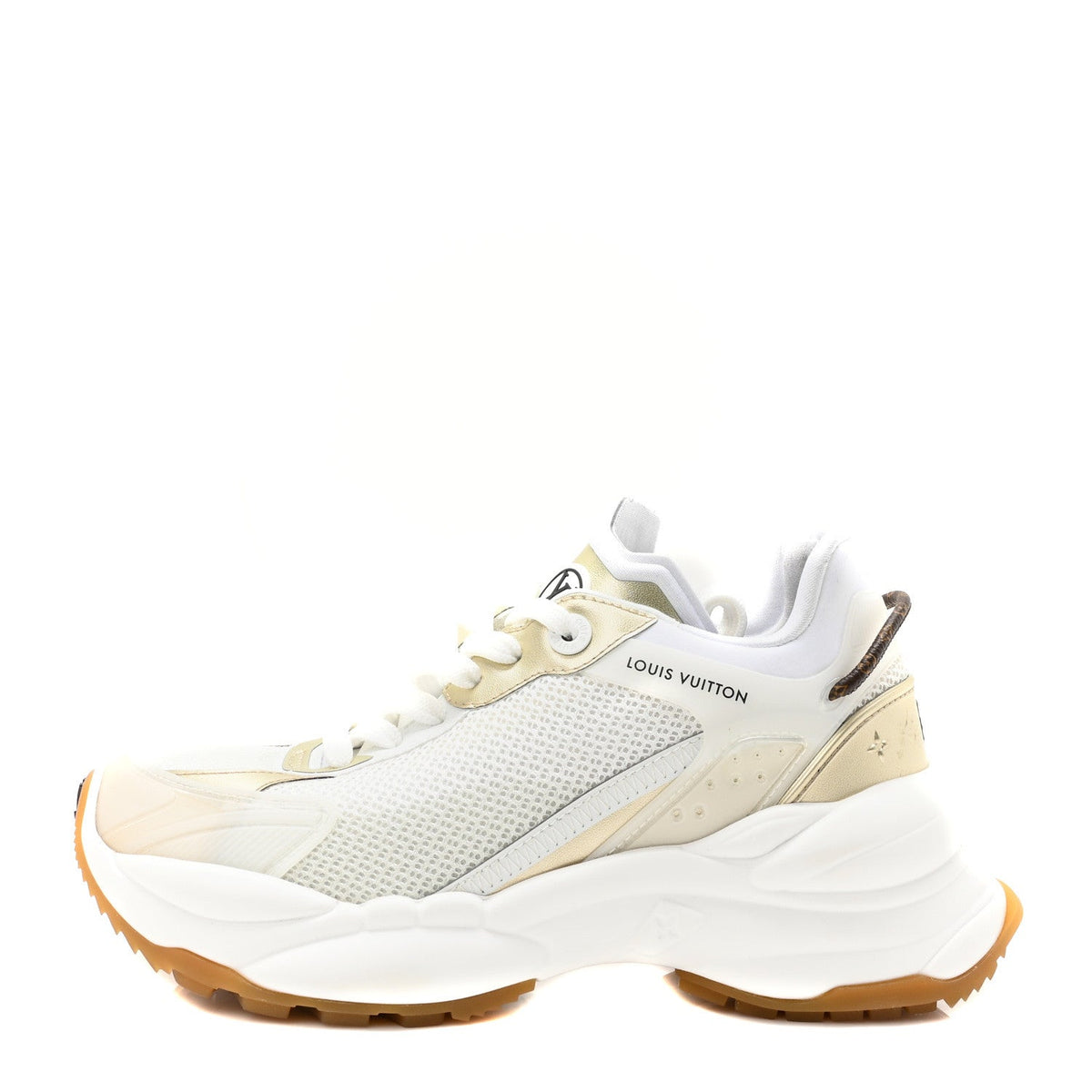Monogram Calfskin Run Sneakers White