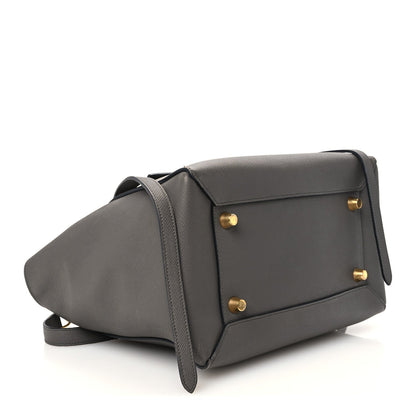 Calfskin Belt Bag - Grey
