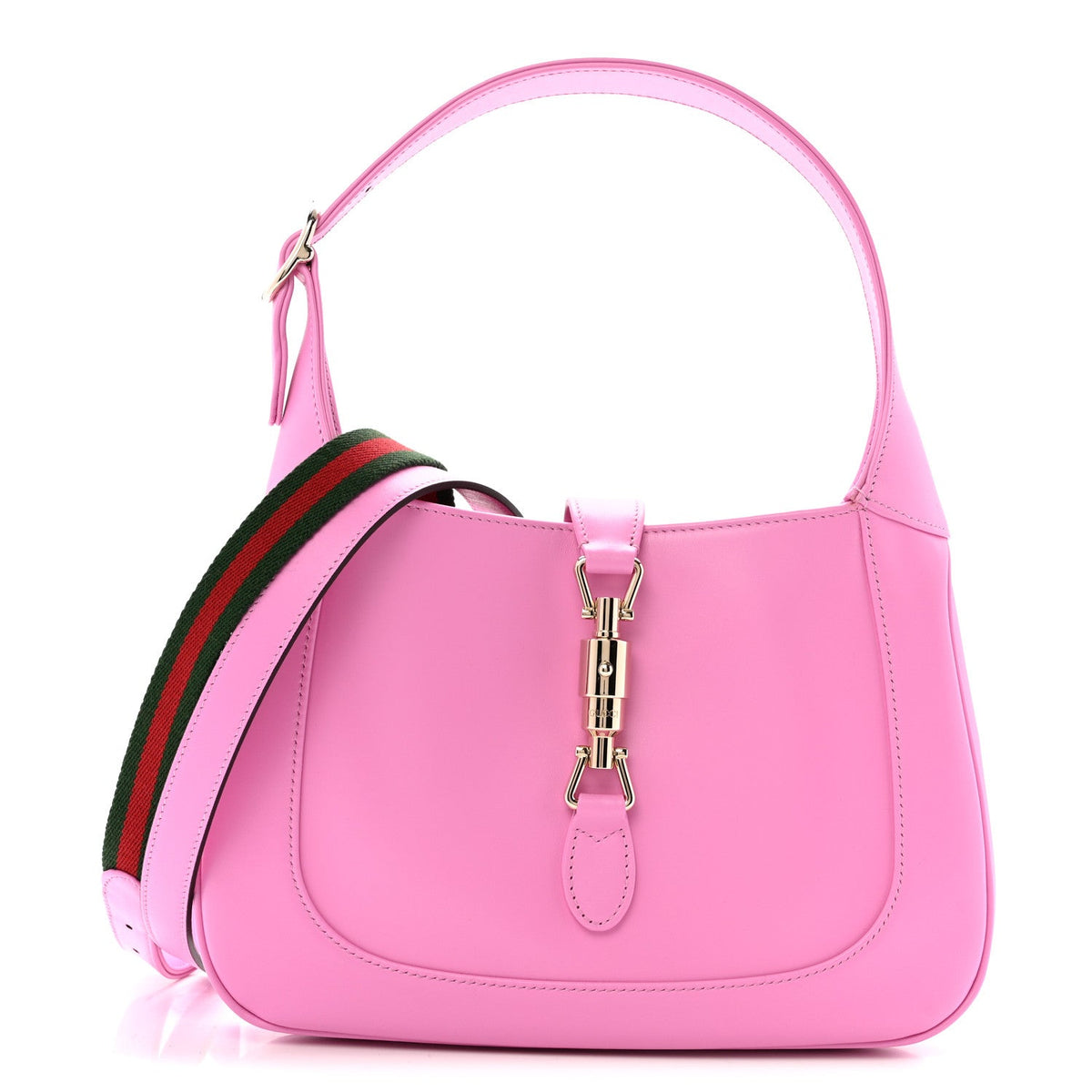 Medium Calfskin Hobo Bag - Pink