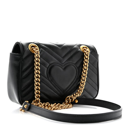 Mini Calfskin Shoulder Bag - Black