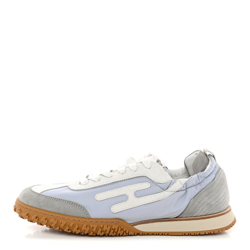 Suede Goatskin Jet Sneakers Gris Arctique Blanc
