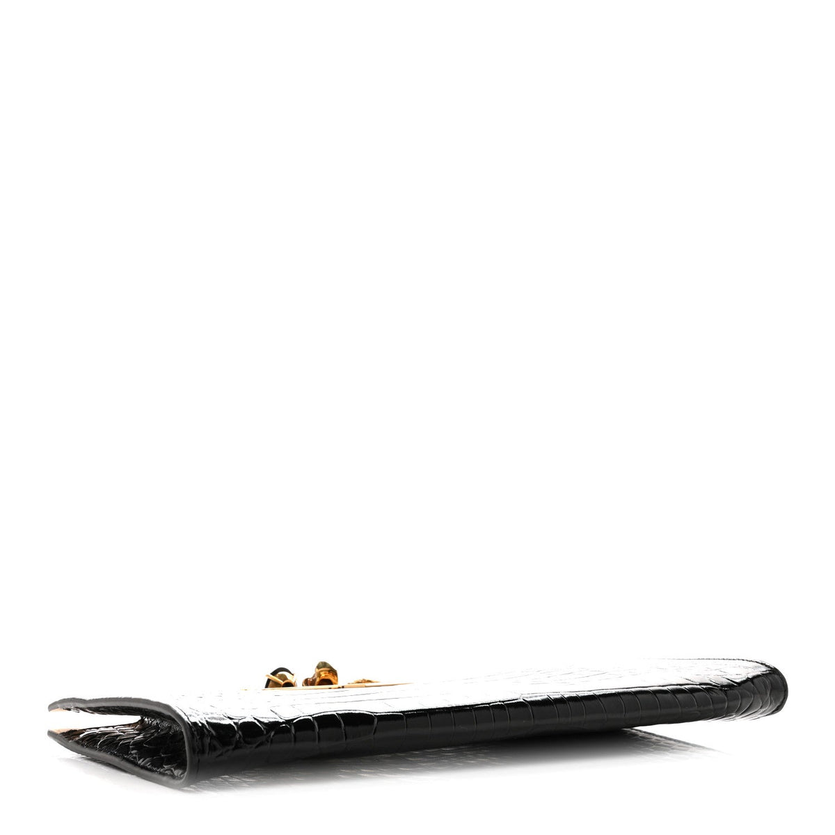 Calfskin Clutch Bag - Black