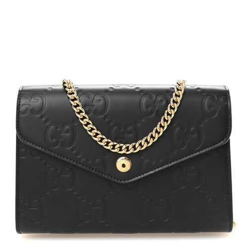 Calfskin Wallet Bag - Black