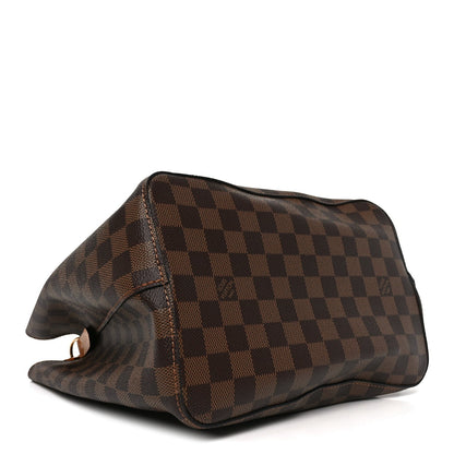 Damier Ebene Neonoe Mm Safran Handbag