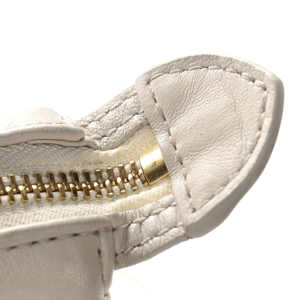 Lambskin Handbag - Beige