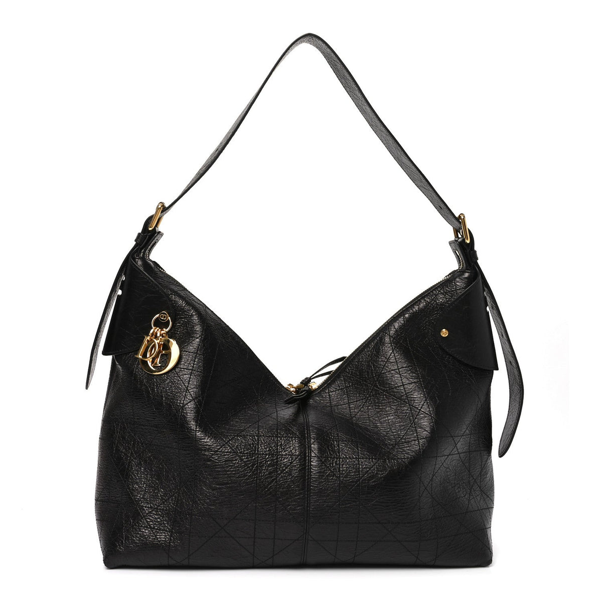 Large Calfskin Handbag - Black