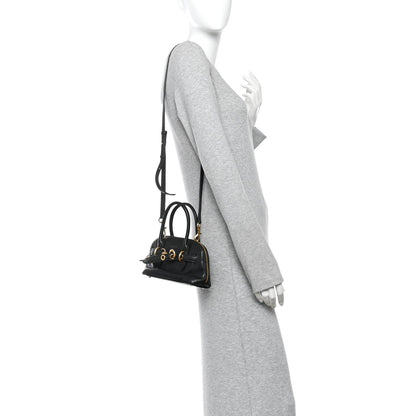 Mini Nappa Handbag - Black