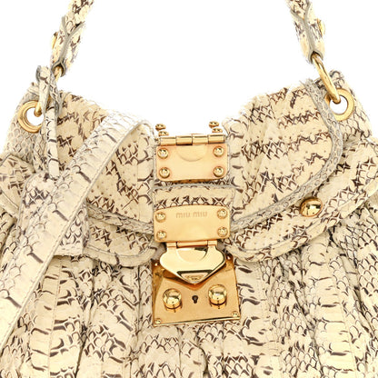 Small Hobo Bag - Beige