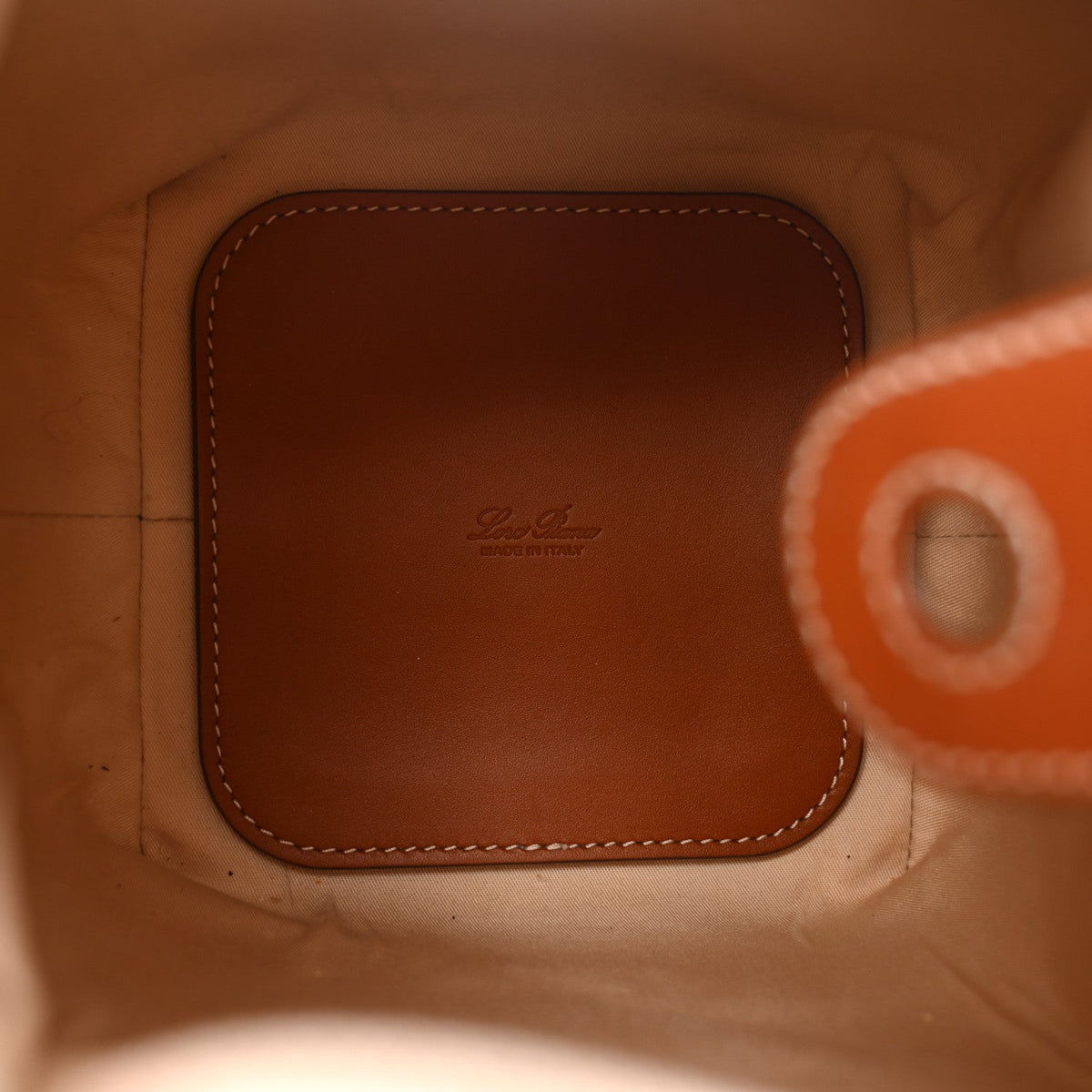 Calfskin Handbag - Natural