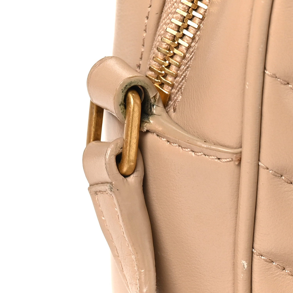 Calfskin Crossbody Bag - Beige