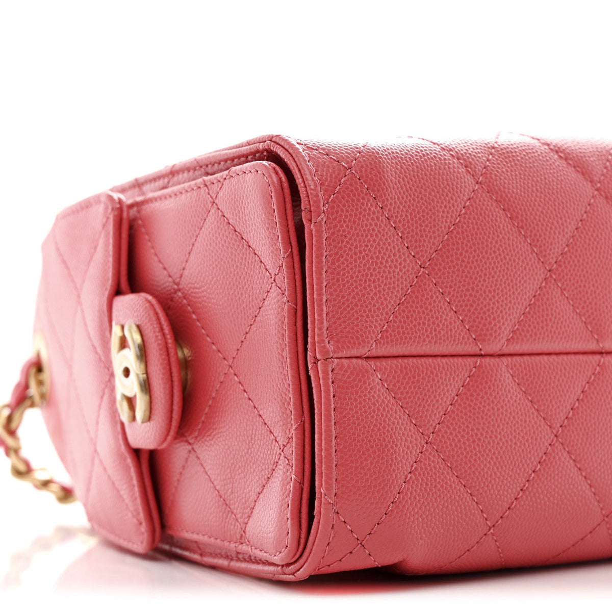 Mini Quilted Caviar Handbag