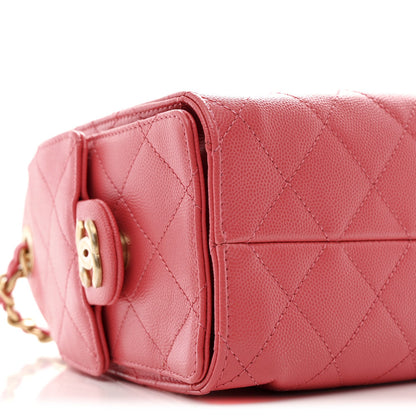 Mini Quilted Caviar Handbag