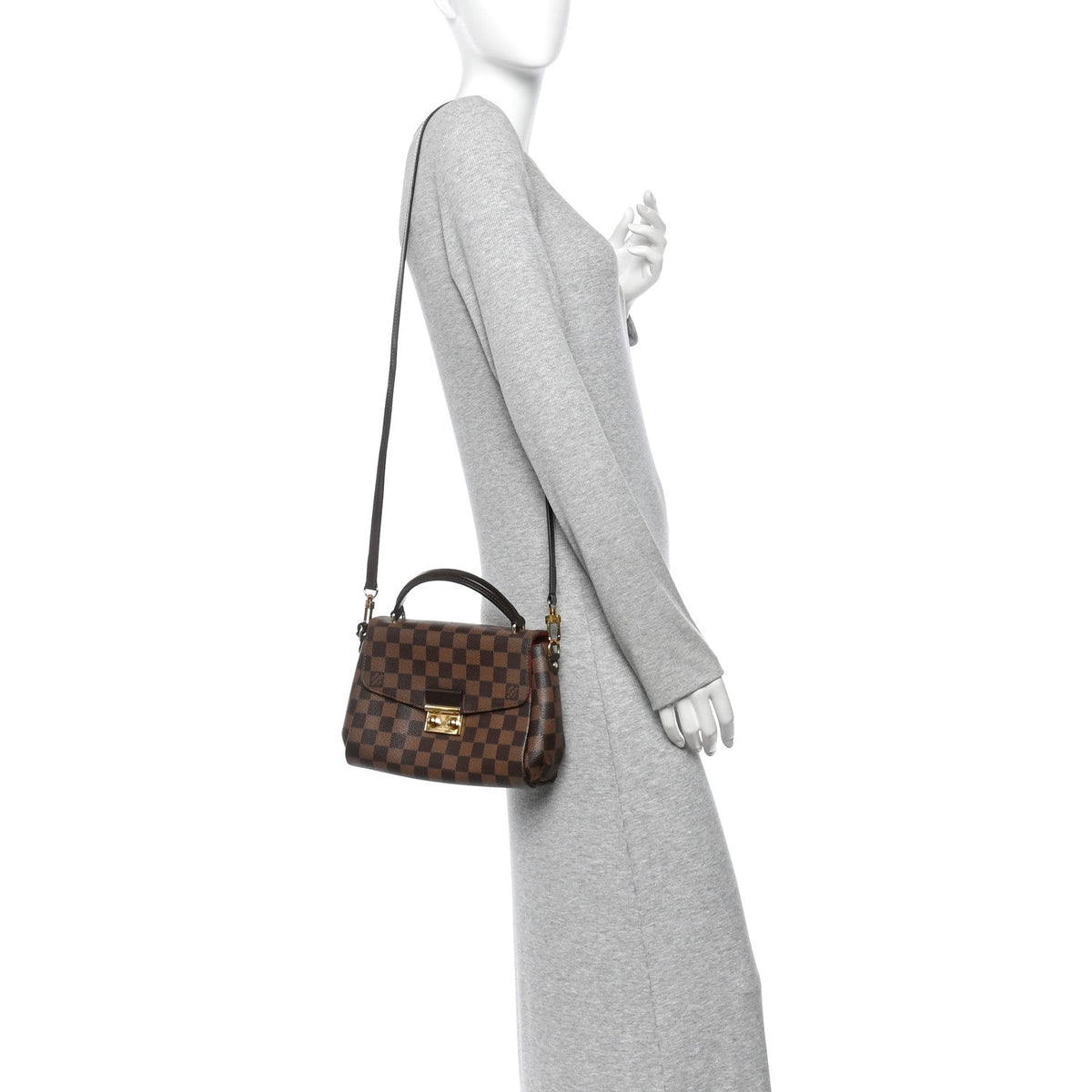 Damier Ebene Croisette Handbag