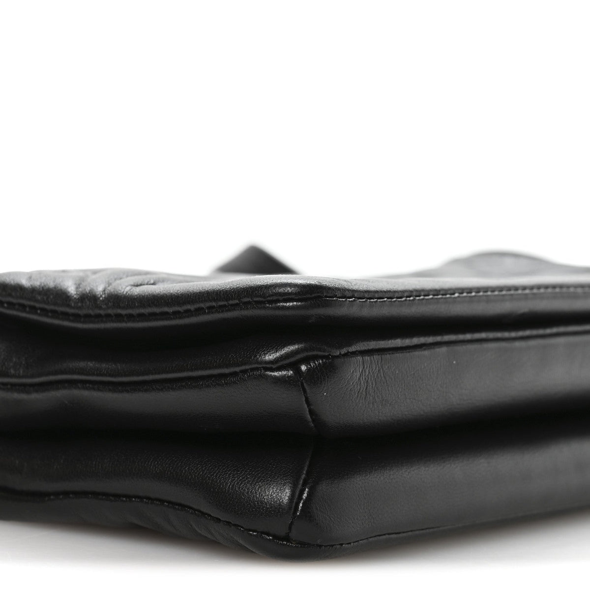 Lambskin Crossbody Bag - Black