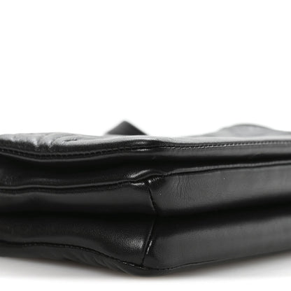 Lambskin Crossbody Bag - Black