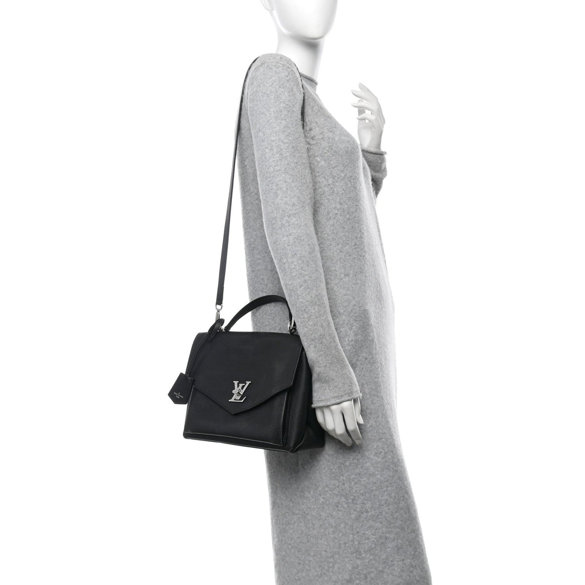Calfskin Handbag - Black