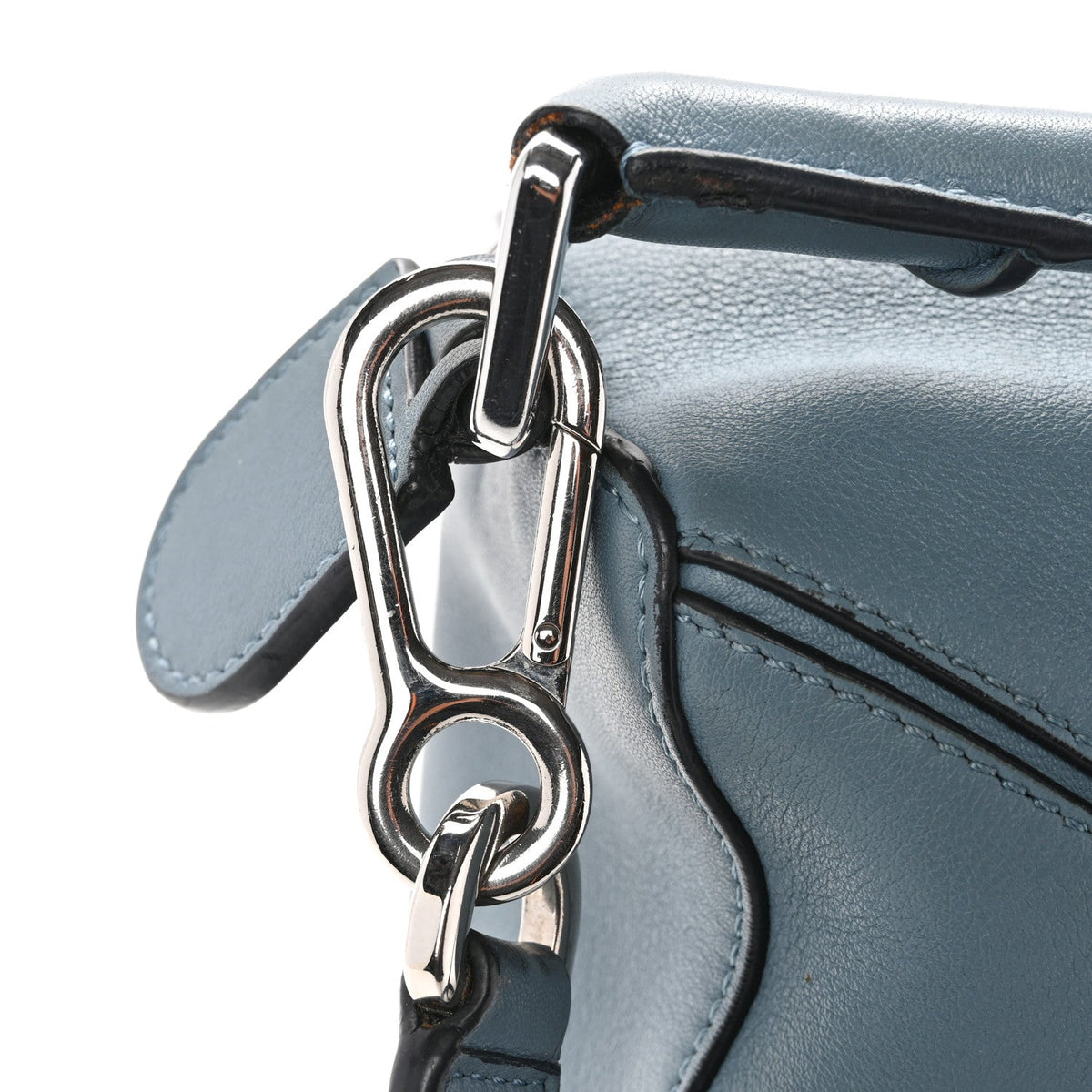 Small Calfskin Handbag - Blue