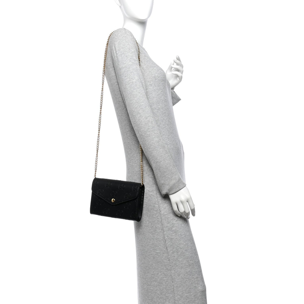 Calfskin Wallet Bag - Black