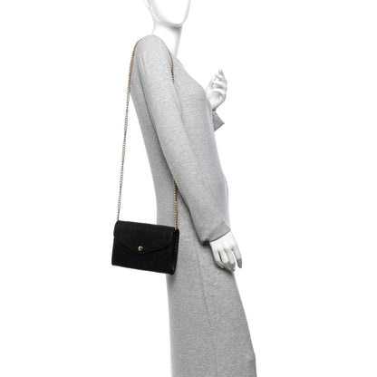Calfskin Wallet Bag - Black