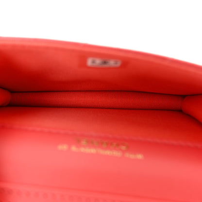 Quilted Lambskin Handbag - Pink