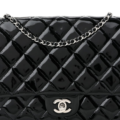 Quilted Clutch Bag - Black