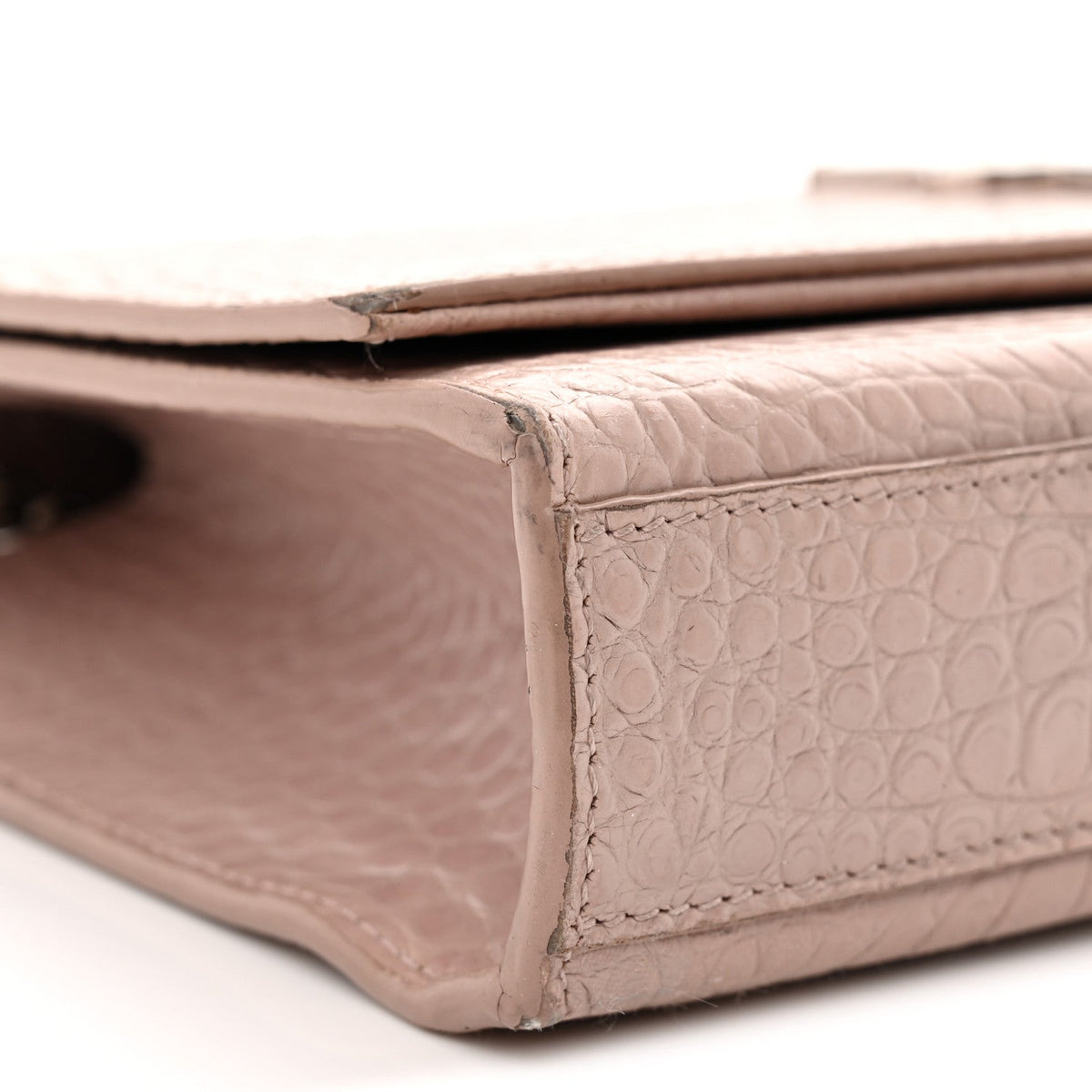 Medium Calfskin Satchel Bag - Pink