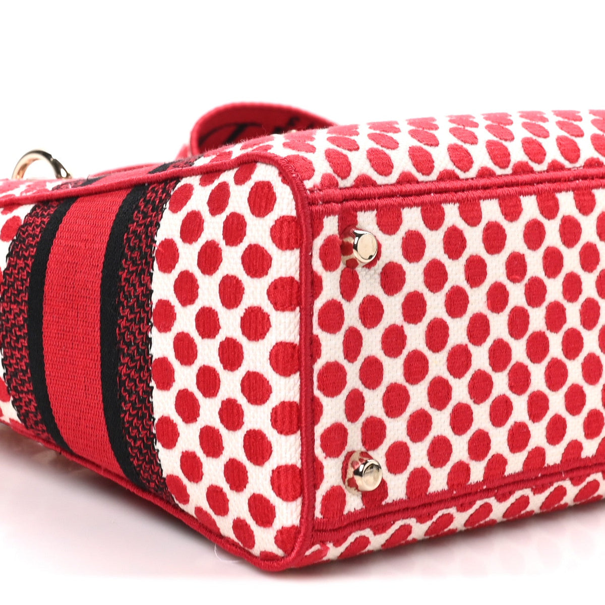 Medium Canvas Handbag - Red