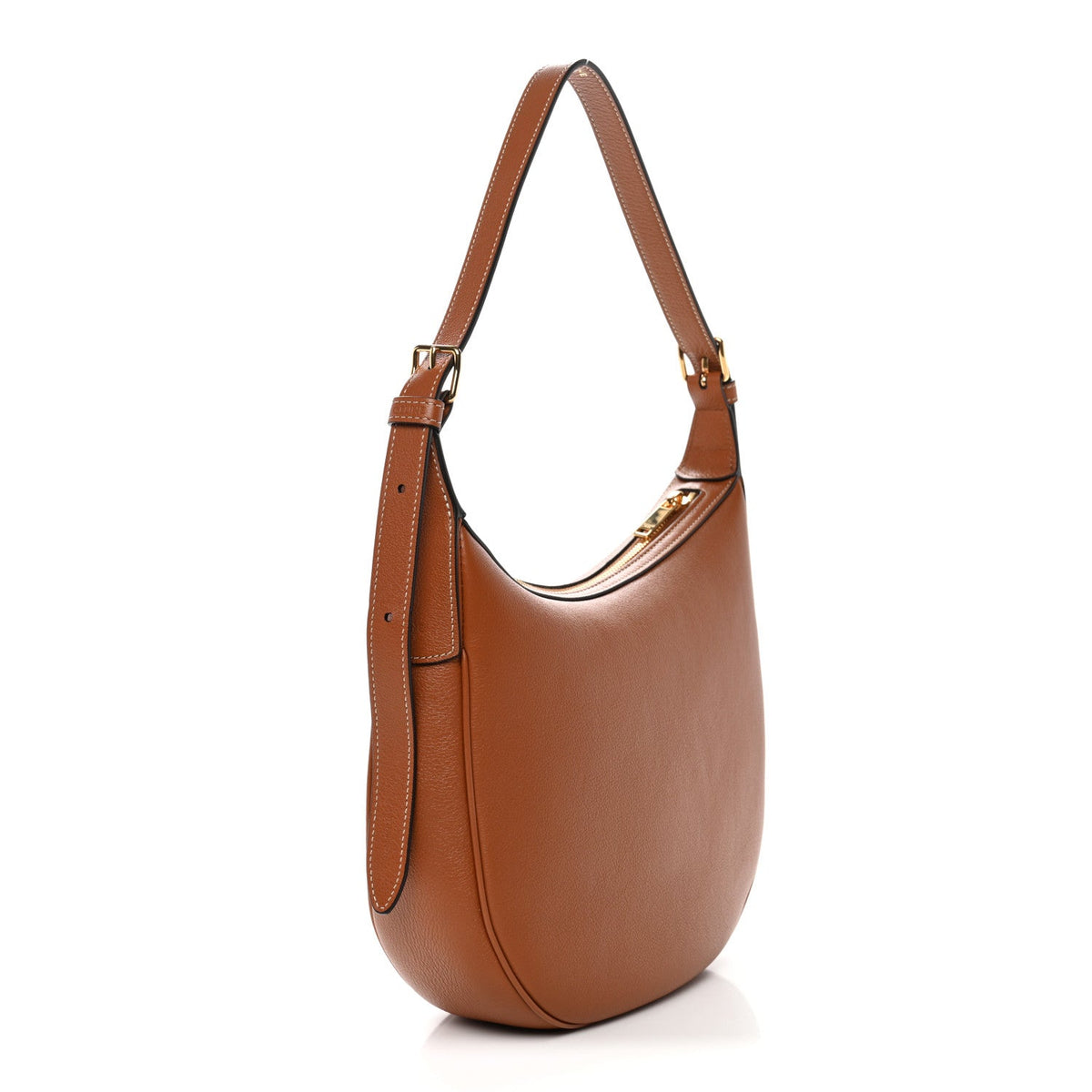 Small Calfskin Shoulder Bag - Tan