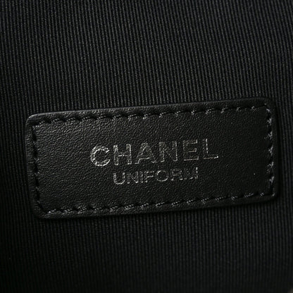 Quilted Calfskin Belt Bag - Black