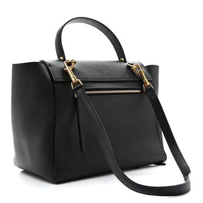 Mini Calfskin Belt Bag - Black
