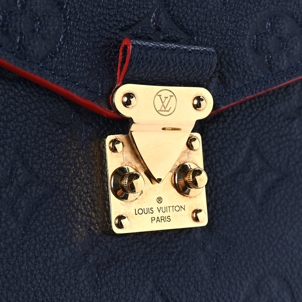 Empreinte Pochette Metis Marine Rouge Handbag