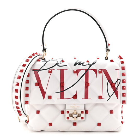 Lambskin Handbag - White