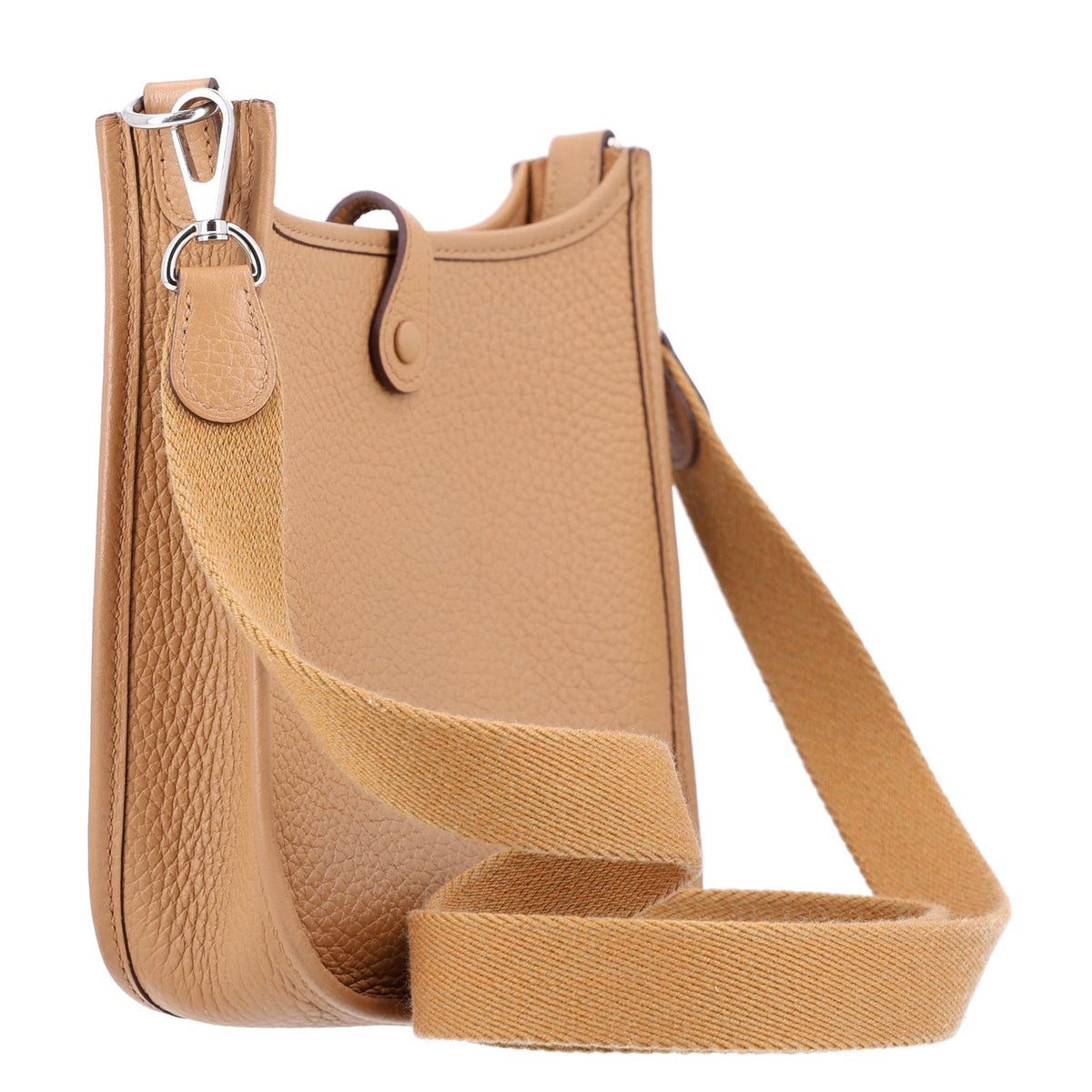 Taurillon Clemence Evelyne Tpm Biscuit Handbag